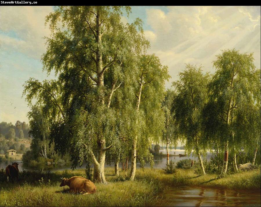 Ferdinand von Wright Summer landscape